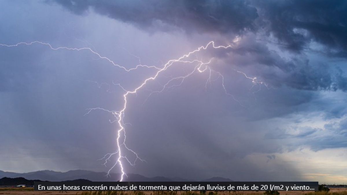 En unas horas crecerán nubes de...